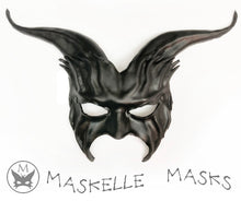 Load image into Gallery viewer, Maskelle Goat Mask in Black