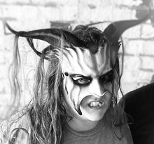 Load image into Gallery viewer, Maskelle Goat Mask in Grey