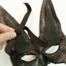 Load image into Gallery viewer, Maskelle Rabbit Mask in Black