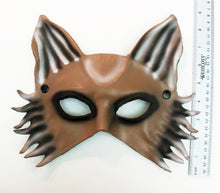 Load image into Gallery viewer, Maskelle Wolf Mask in Brown
