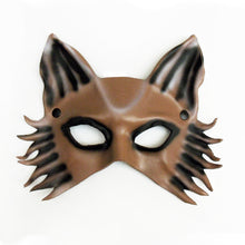 Load image into Gallery viewer, Maskelle Wolf Mask in Brown