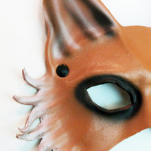 Load image into Gallery viewer, Maskelle Fox Mask for Halloween masquerade costume close up side angle view