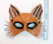 Load image into Gallery viewer, Maskelle Fox Mask for Halloween masquerade costume with ruler positined alongside