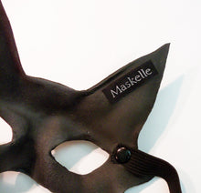 Load image into Gallery viewer, Maskelle Black Cat Mask