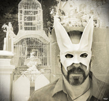 Load image into Gallery viewer, Maskelle Rabbit Mask in White