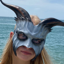Load image into Gallery viewer, Maskelle Goat Mask in Grey
