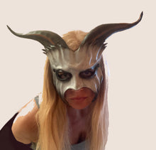 Load image into Gallery viewer, Maskelle Goat Mask in Grey