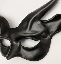 Load image into Gallery viewer, Maskelle Goat Mask Smaller Goat in Black