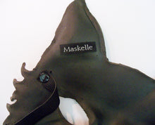 Load image into Gallery viewer, Maskelle Wolf Mask in Brown
