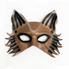 Load image into Gallery viewer, Maskelle Wolf Mask in Brown
