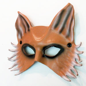 Maskelle Fox Mask for Halloween masquerade costume side angle view