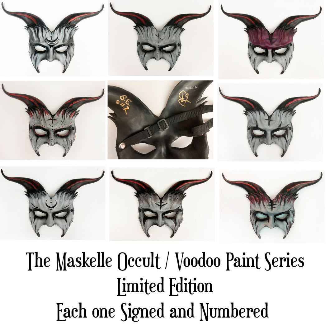 Maskelle Goat Mask - Occult/Voodoo Signed Special Edition