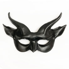 Load image into Gallery viewer, Maskelle Goat Mask Smaller Goat in Black
