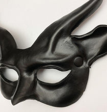 Load image into Gallery viewer, Maskelle Goat Mask Smaller Goat in Black
