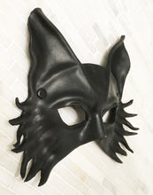 Load image into Gallery viewer, Maskelle Wolf Dog Mask in Black
